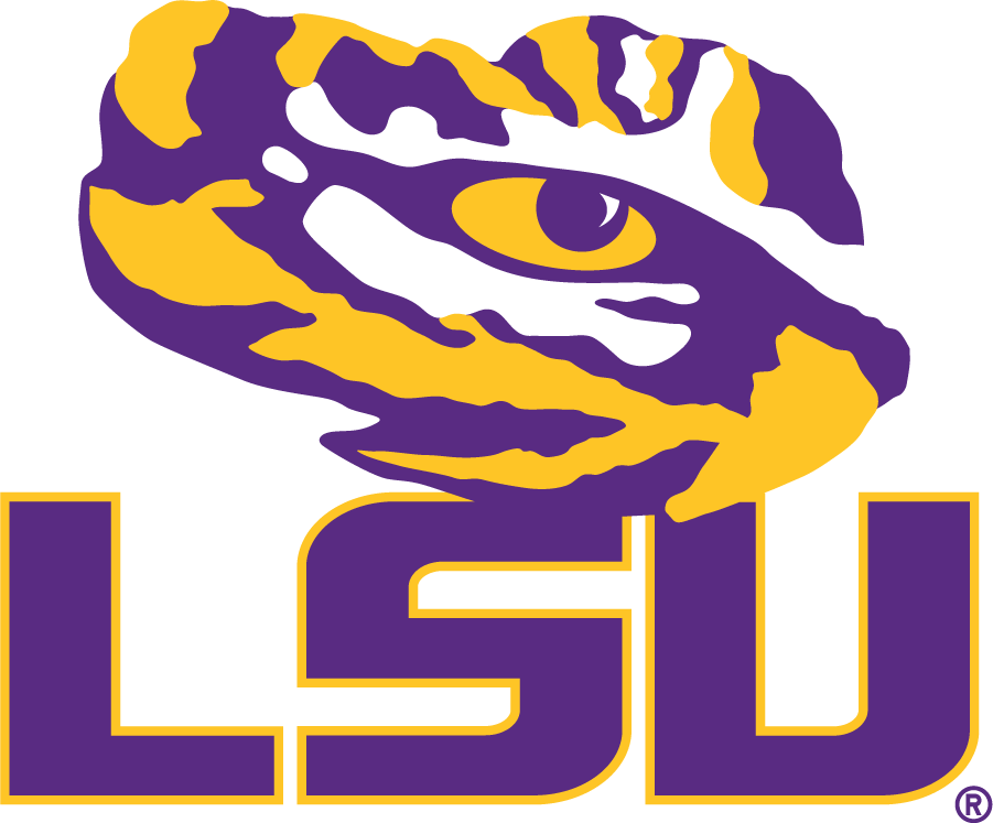 LSU Tigers 2014-Pres Secondary Logo v2 iron on transfers for clothing